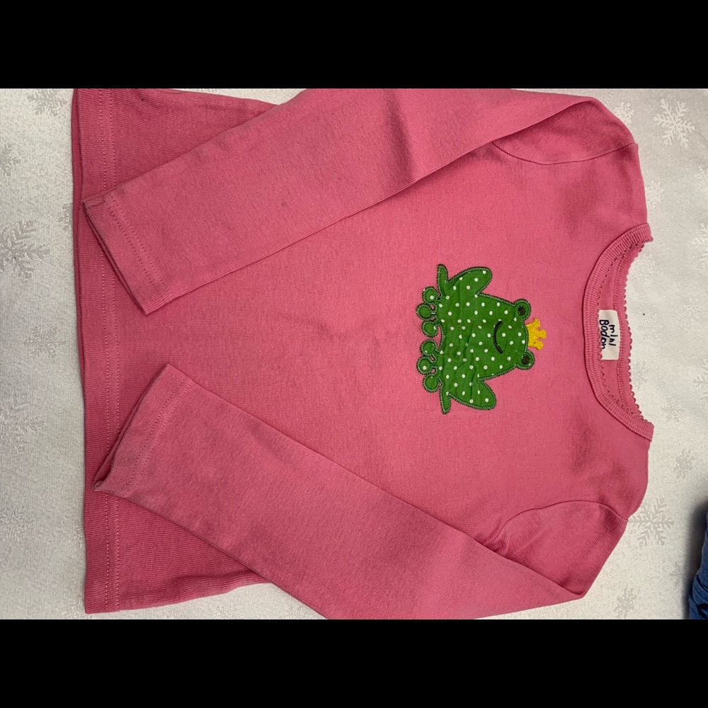 Mini Boden appliqué long sleeve
